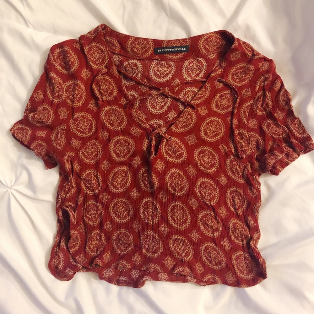Brandy Melville Tie Top